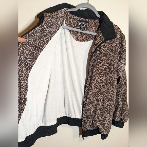 PTNY Vintage 90's/Y2K windbreaker giraffe print - Picture 9 of 14